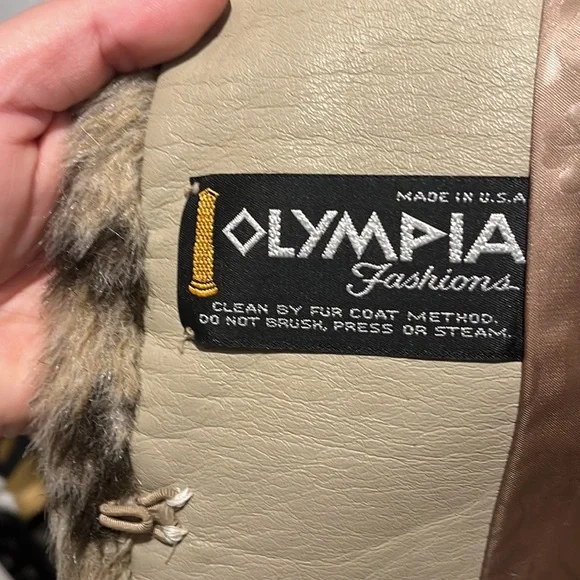 Vintage faux ur jacket - Picture 2 of 3